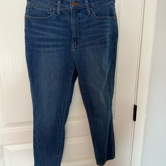 Madewell Blue Straight Leg Jeans - Picture 3 of 7